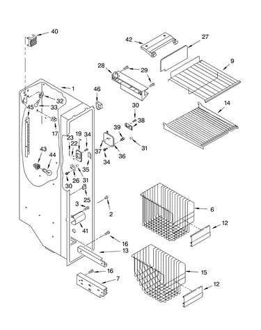 Freezer liner