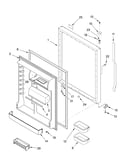 Refrigerator door