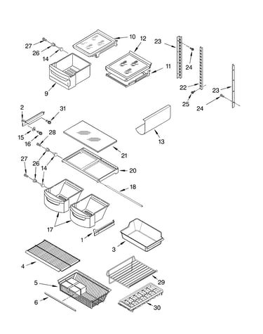Shelf/optional