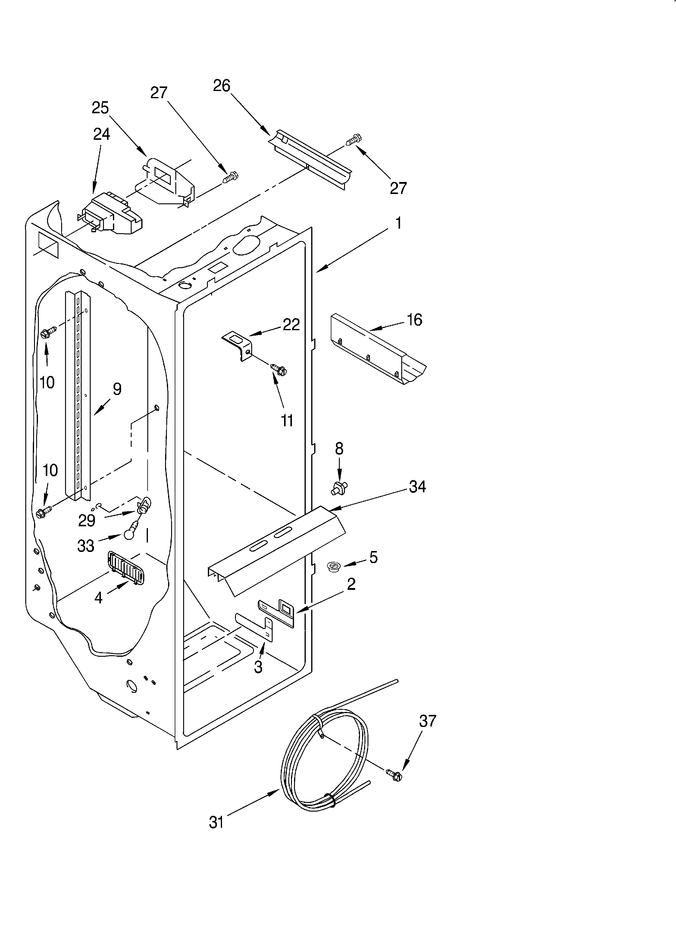 Refrigerator liner