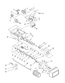 Motor and ice container