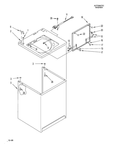 Top and cabinet