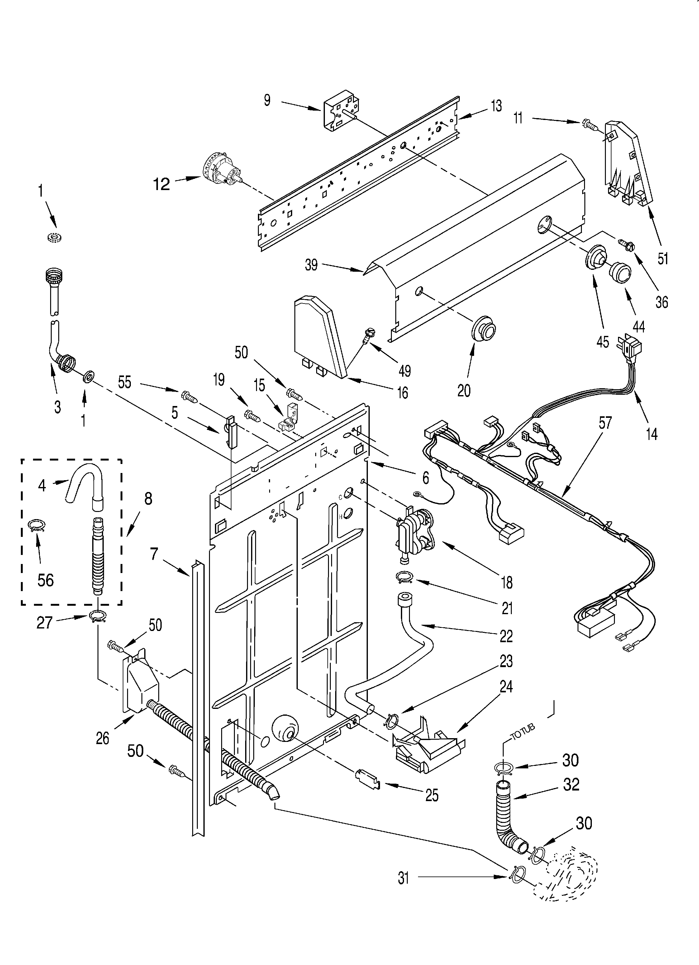 CONTROLS AND REAR PANEL