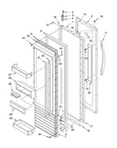 Refrigerator door