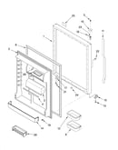 Refrigerator door