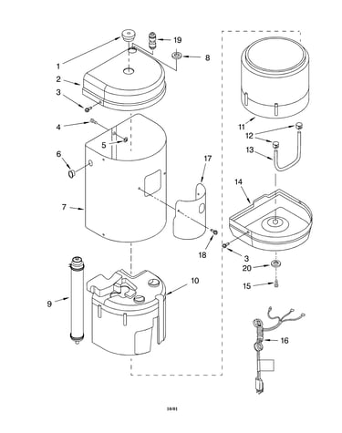 Outer cover and insulation