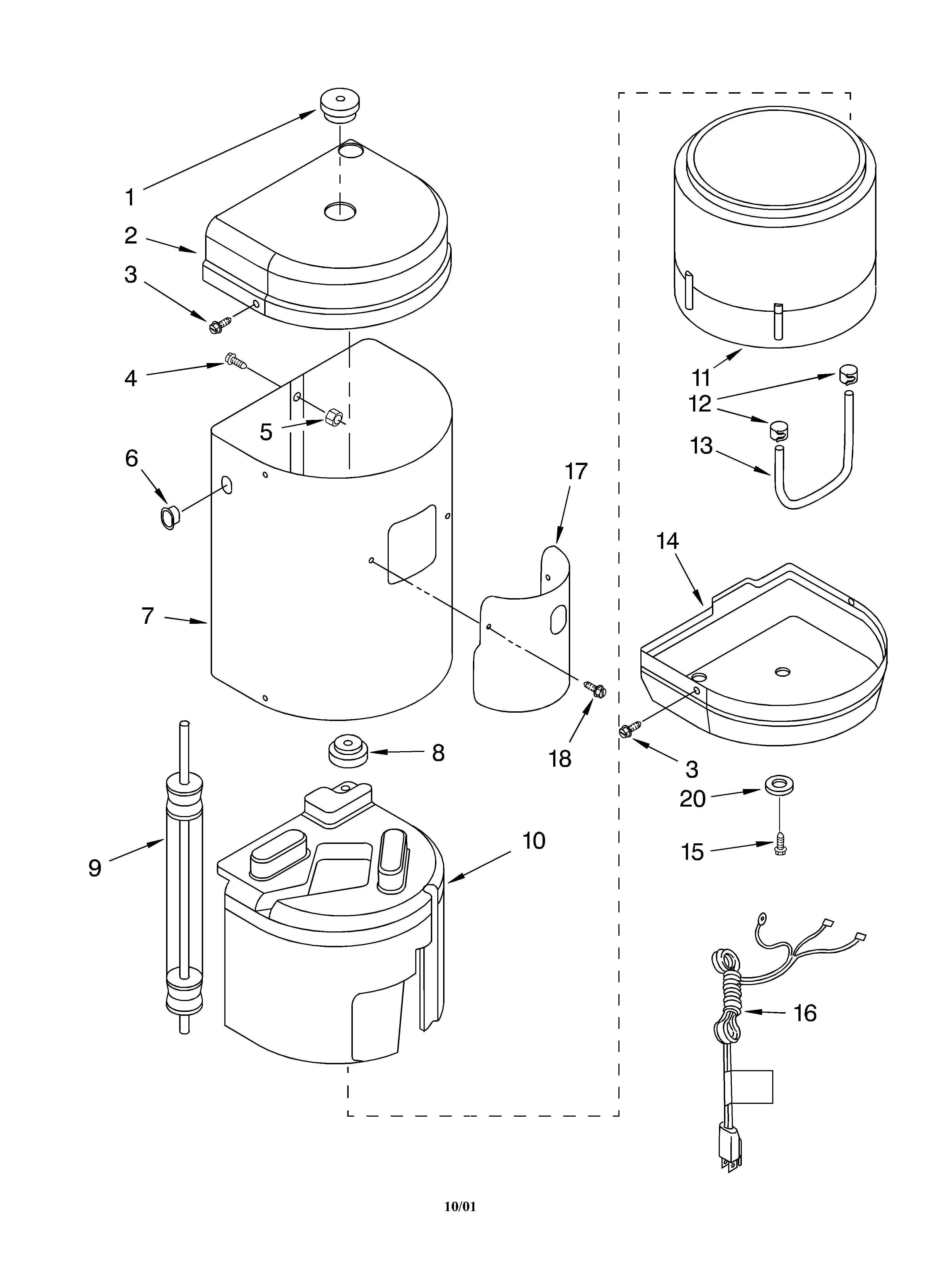 Outer cover and insulation/literature