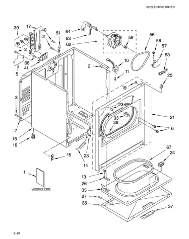 Cabinet parts/literature