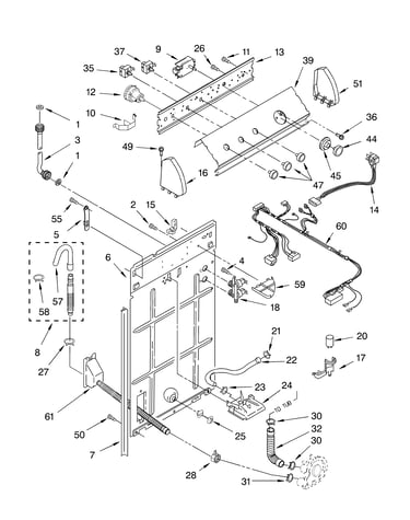 Controls and rear panel