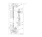 Whirlpool LSQ8500JQ2 gearcase diagram