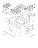 Drawer and broiler/optional