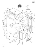 Cabinet liner and door/lit/optional