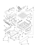Evaporator, ice cutter grid and water
