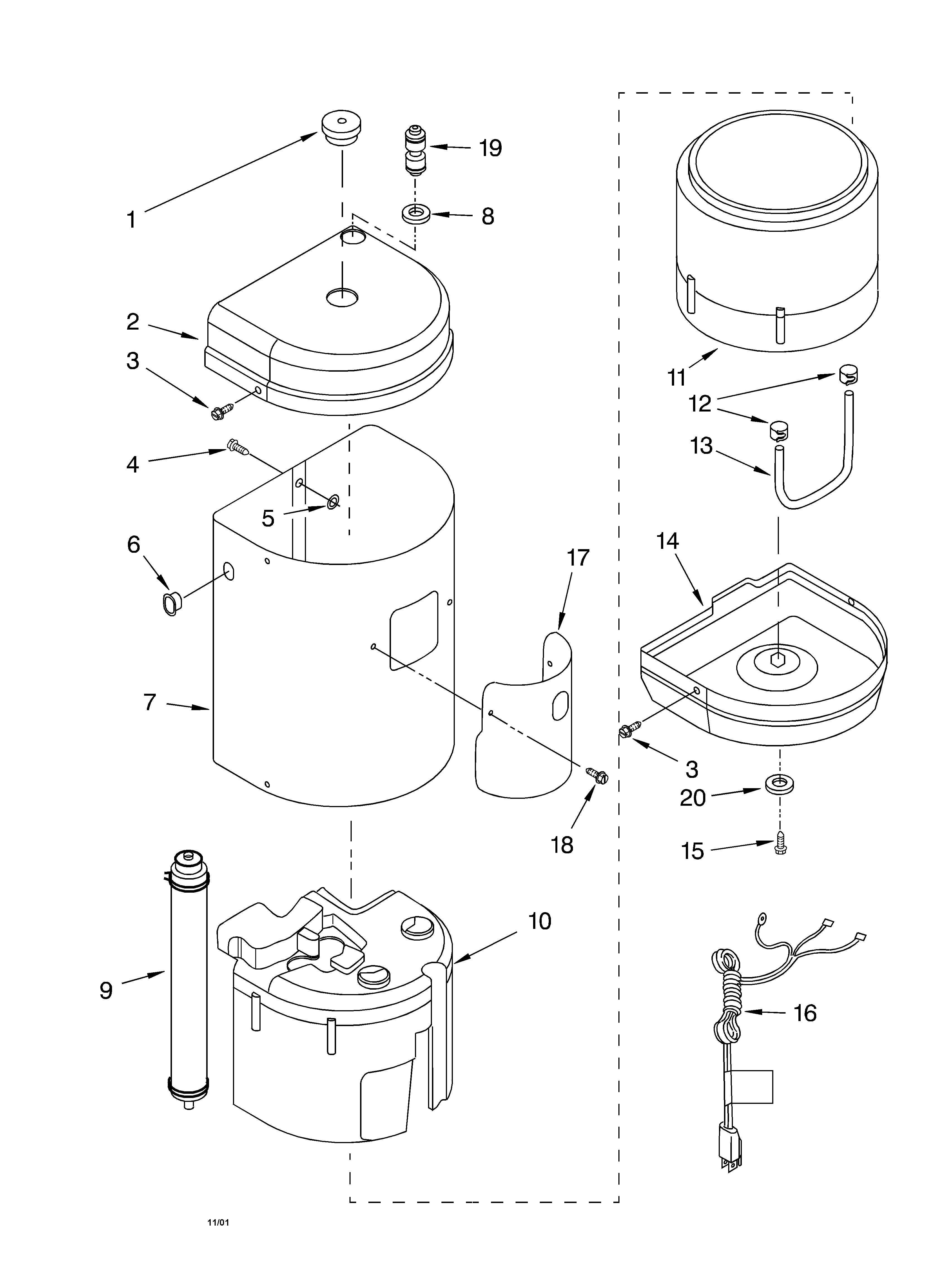 Outer cover and insulation