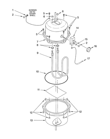 Upper and lower tank shell