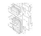 Roper RT14BKXJW00 door diagram