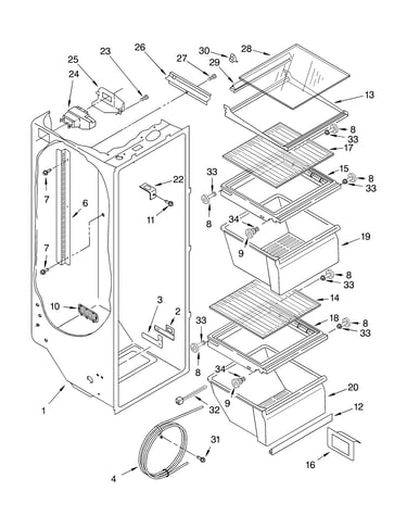Refrigerator liner