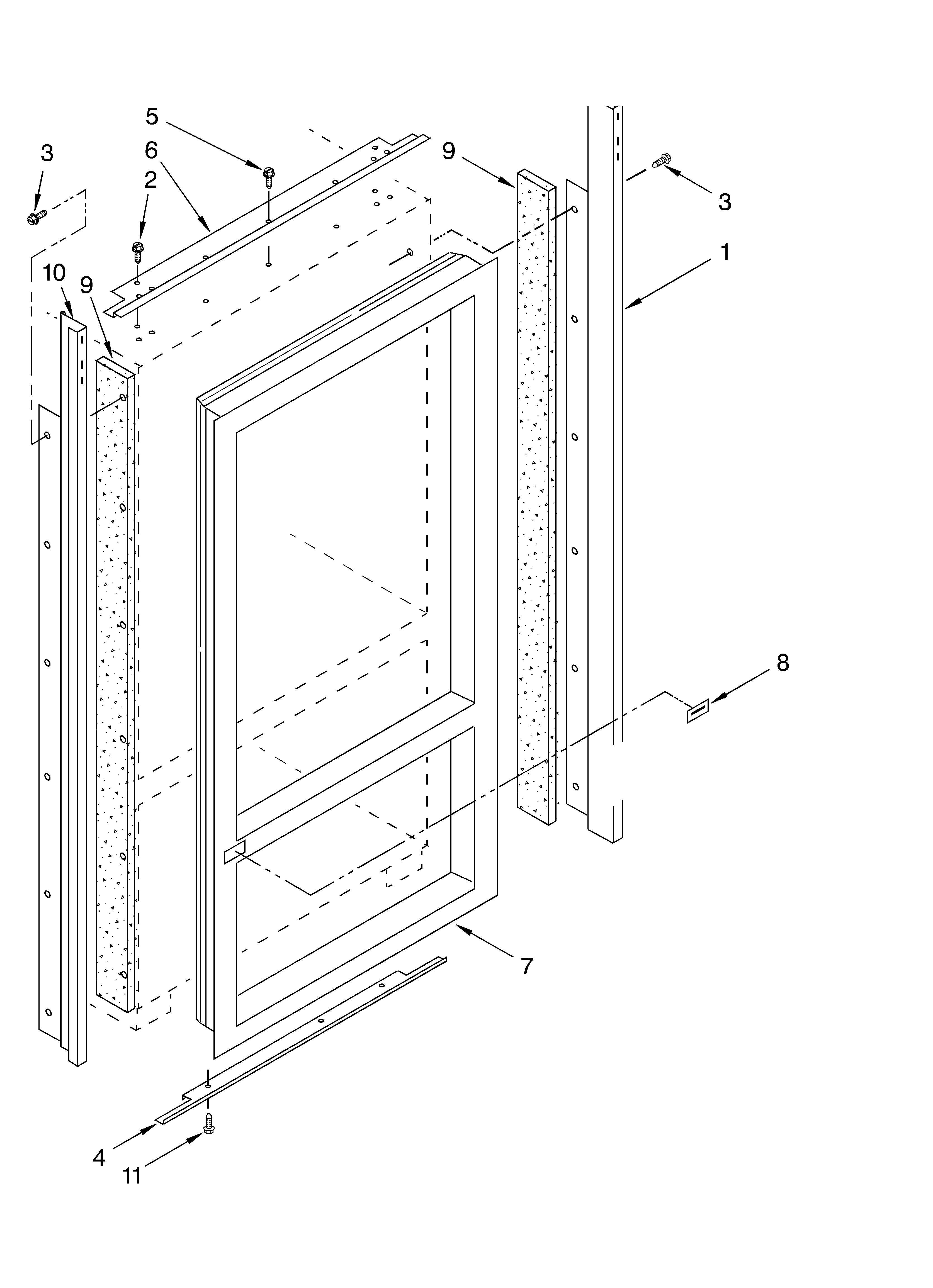 Cabinet and breaker trim
