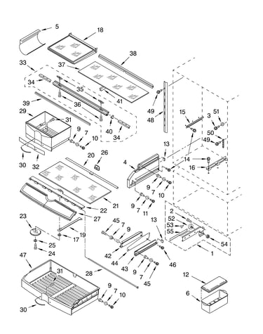 Refrigerator shelf