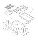 Drawer and broiler