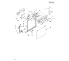 Whirlpool SUD5000KQ0 frame and console/literature diagram