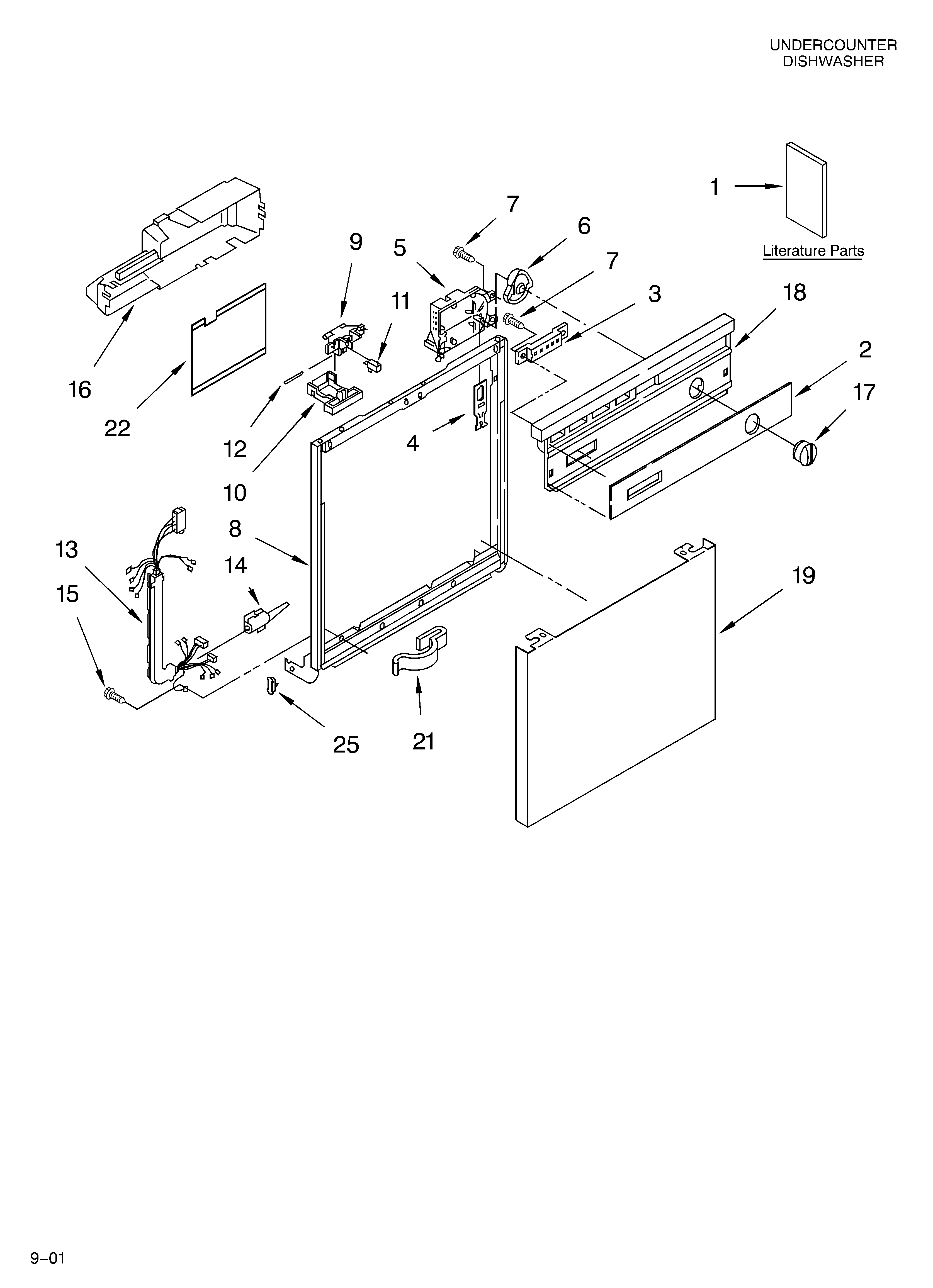 Frame and console/literature