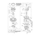 Whirlpool SUD5000KQ0 pump and motor diagram