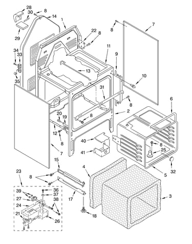 Oven chassis