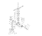 Estate TUD4700KB0 pump and sprayarm diagram