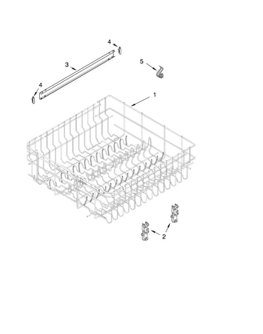 Upper rack and track