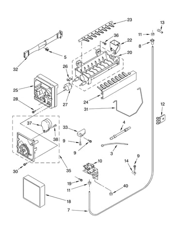 Ice maker/optional