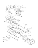 Motor and ice container