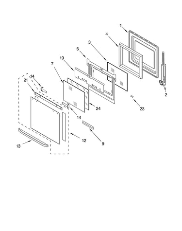 Oven door