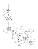 Brake, clutch, gearcase, motor and pump