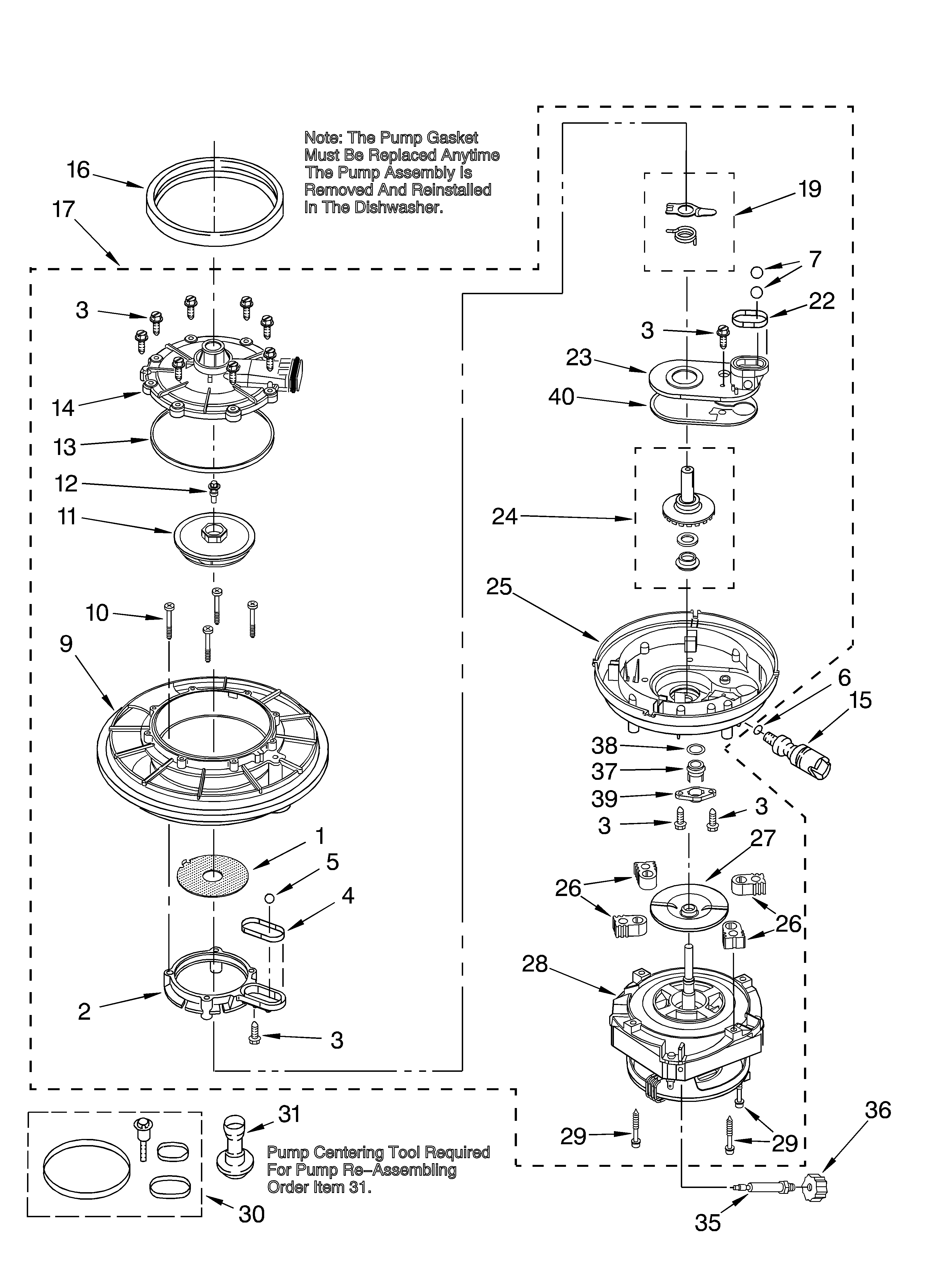 PUMP AND MOTOR