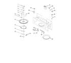 KitchenAid KHMS147KSS0 magnetron and turntable diagram