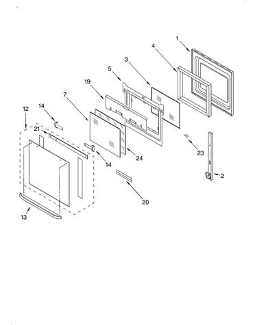 Oven door