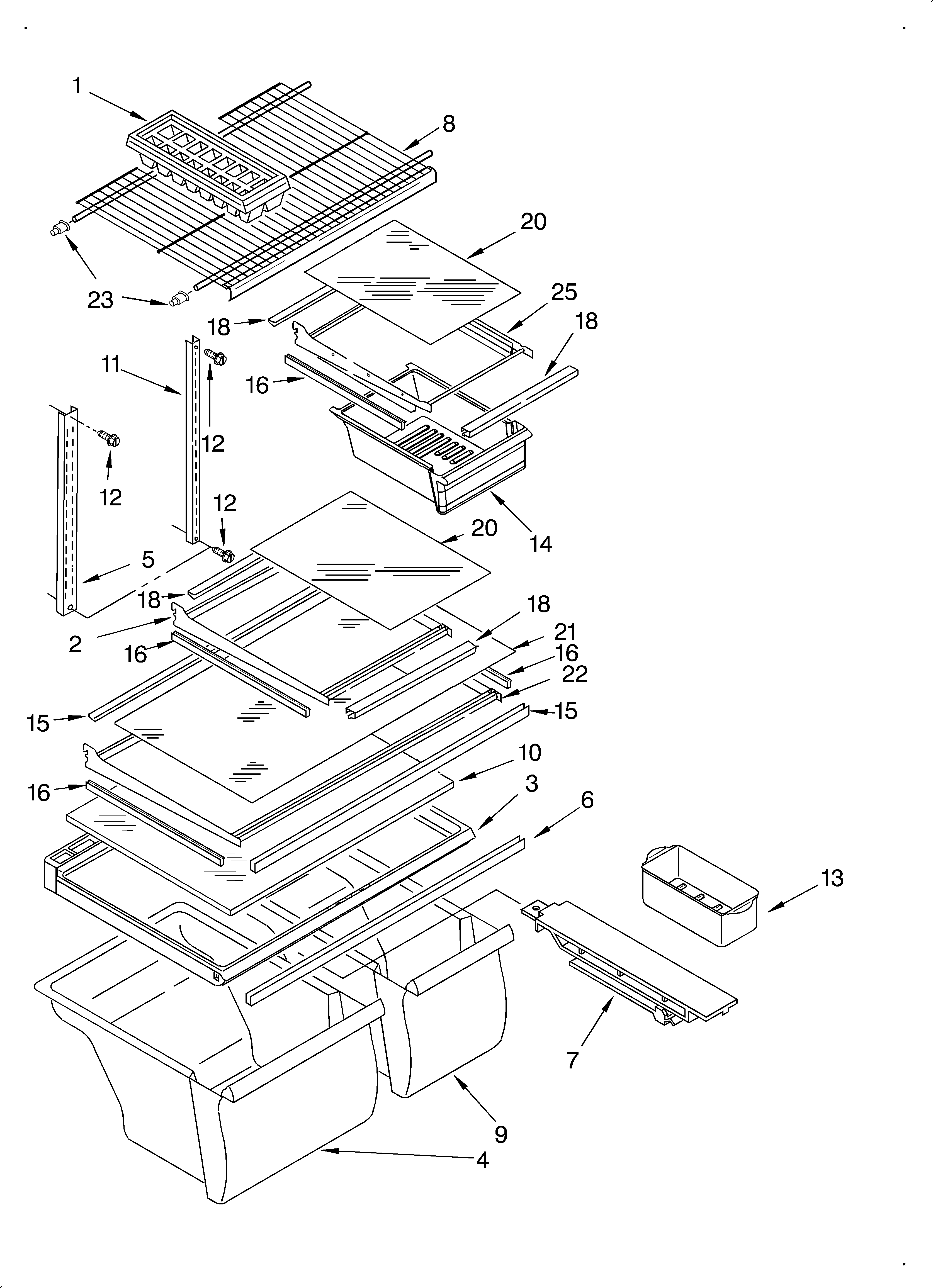 Shelf/optional