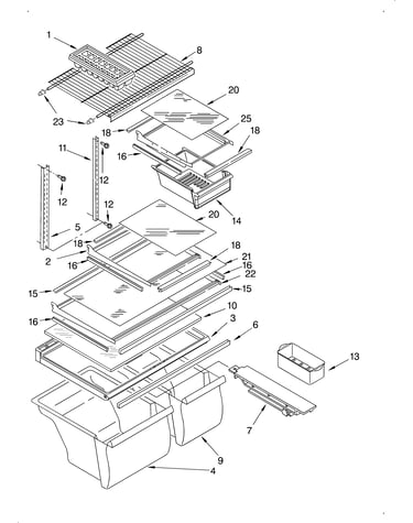 Shelf/optional