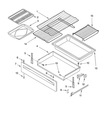 Drawer and broiler