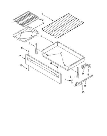 Drawer and broiler