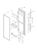 Refrigerator door