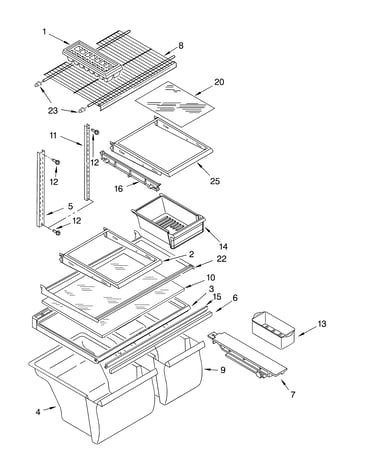 Shelf/optional