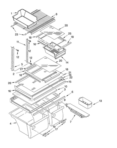 Shelf/optional