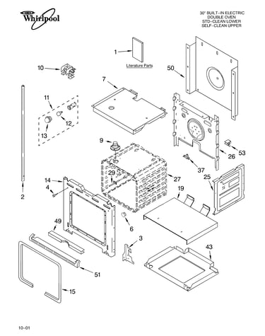 Lower oven/literature