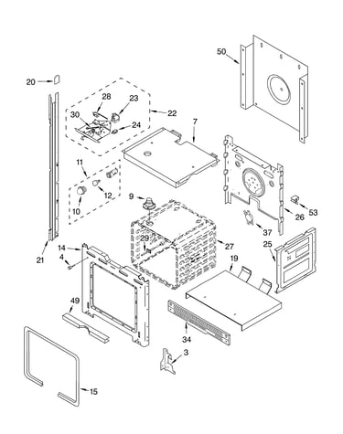 Upper oven