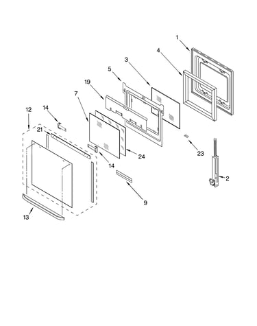 Oven door
