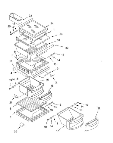 Refrigerator shelf