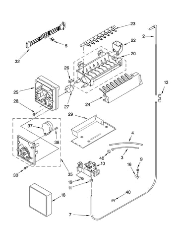 Ice maker/optional