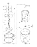 Agitator, basket and tub
